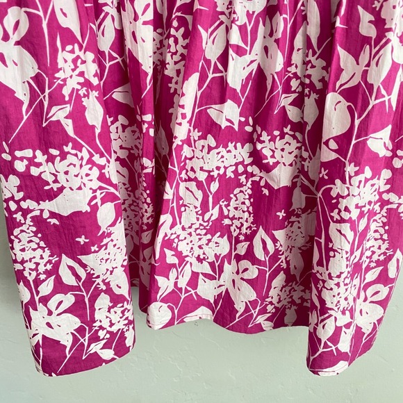 Olivia James the Label Daphne Dress Women Size Medium Pink White - Picture 13 of 13